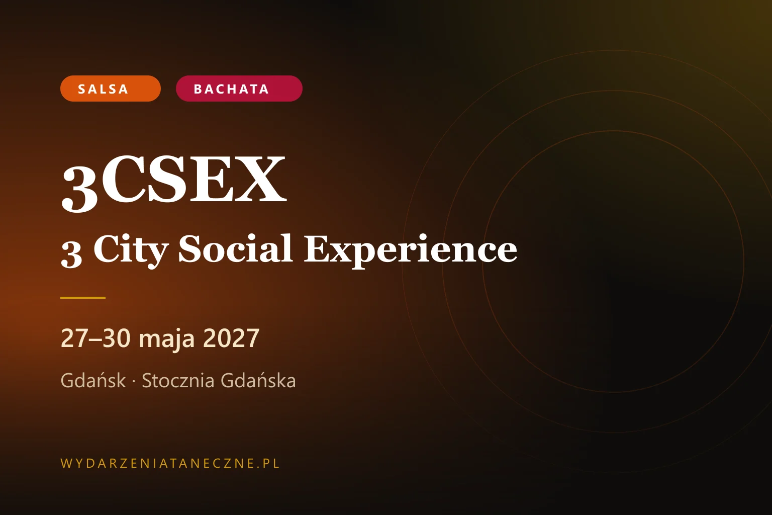 3CSEX — 3 City Social Experience 2027 — Trójmiasto